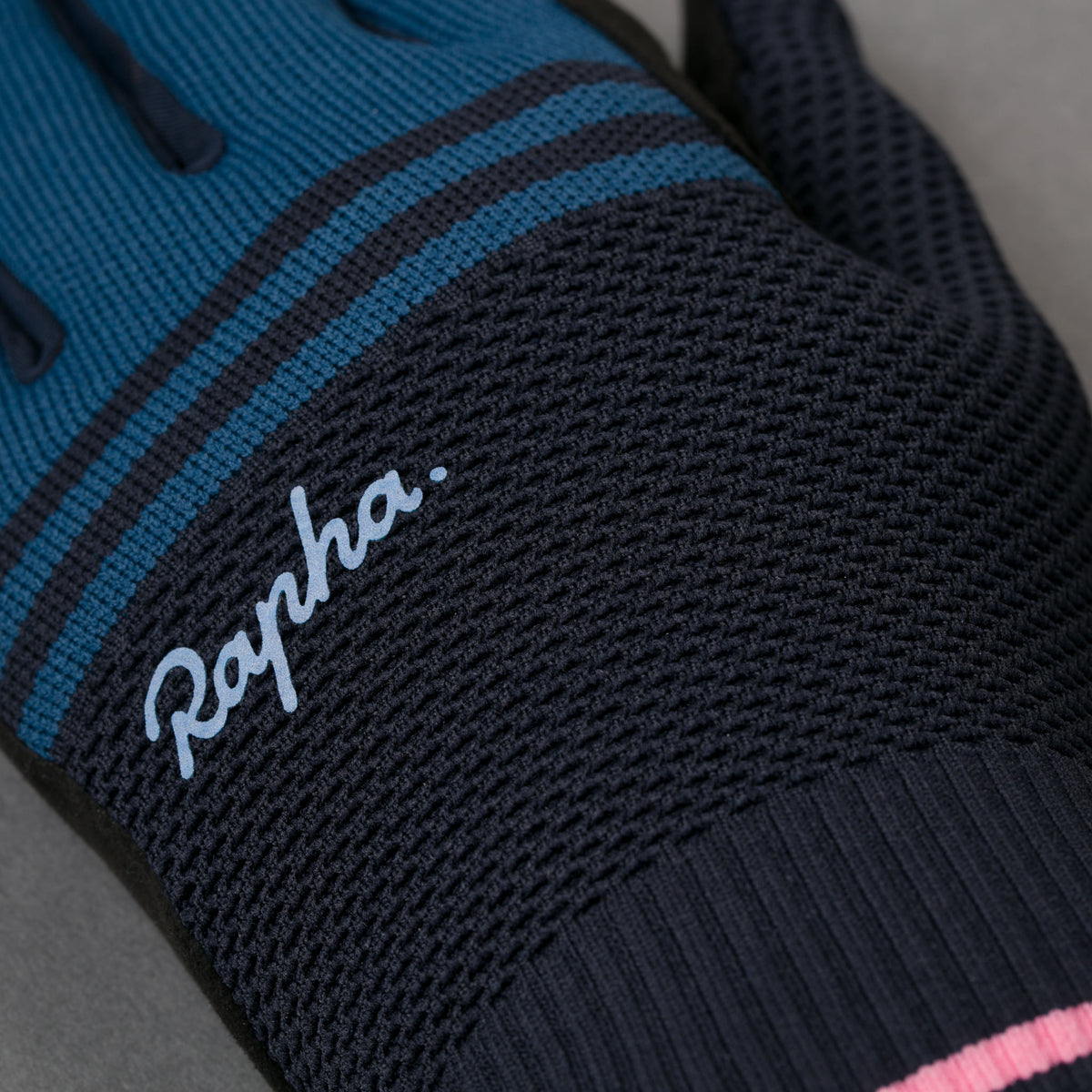 Merino Gloves - Dark Navy/Teal