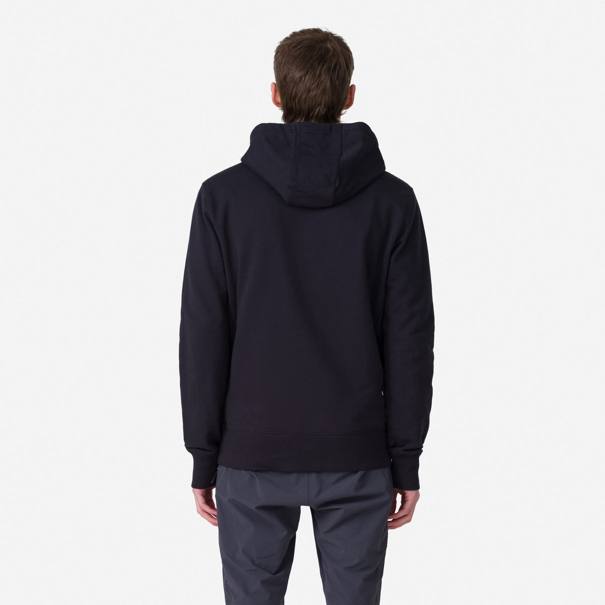 Men's Logo Hoodie - Black/White