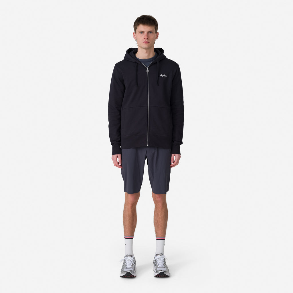 Men's Logo Hoodie - Black/White