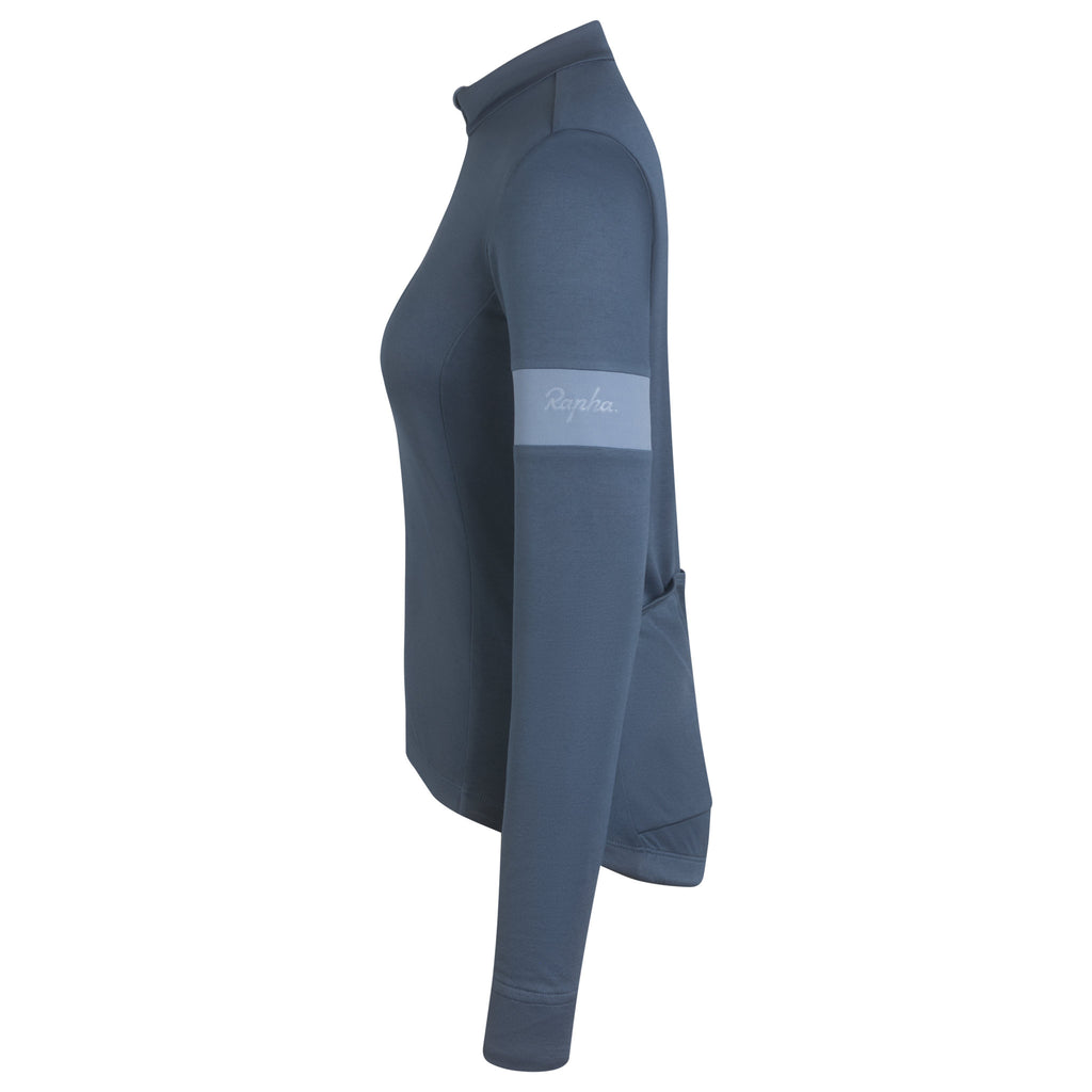Women's Classic Long Sleeve Jersey - Blue/Grey Blue