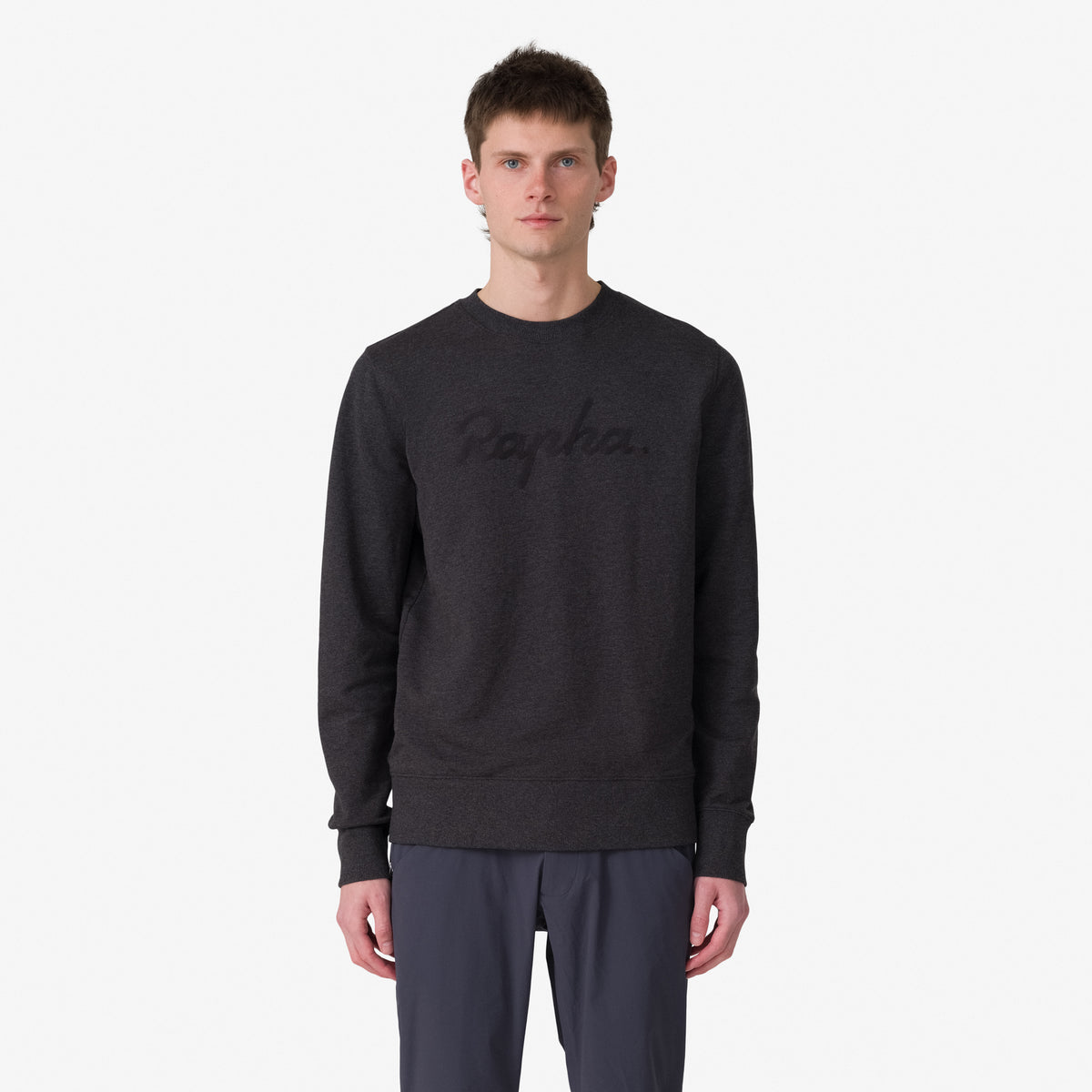 Men's Logo Sweatshirt - Charcoal Marl/Black