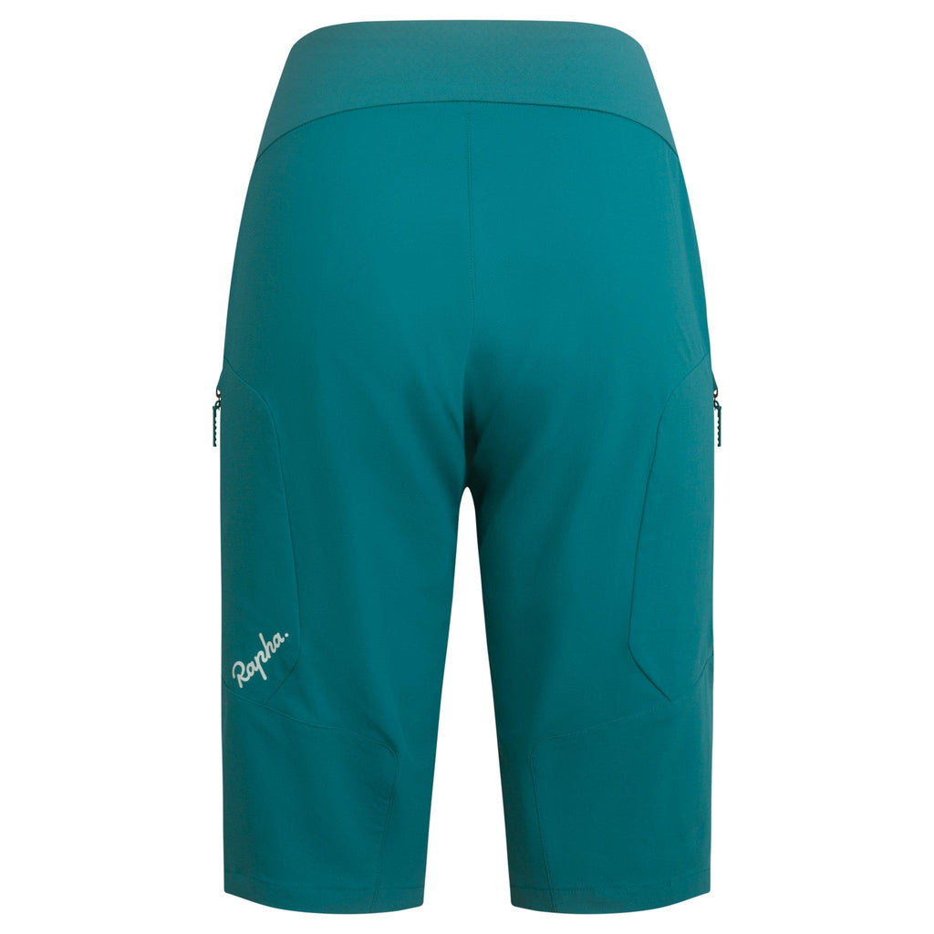 Women's Trail Shorts - Blue Green/Egg Shell