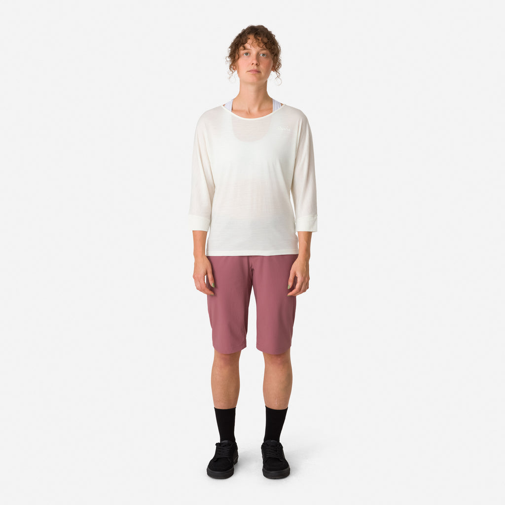 Women's Trail Cargo Shorts - Rose Brown/Black