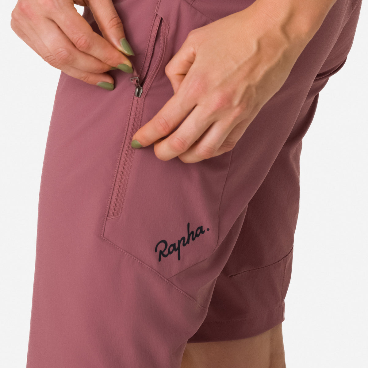 Women's Trail Cargo Shorts - Rose Brown/Black