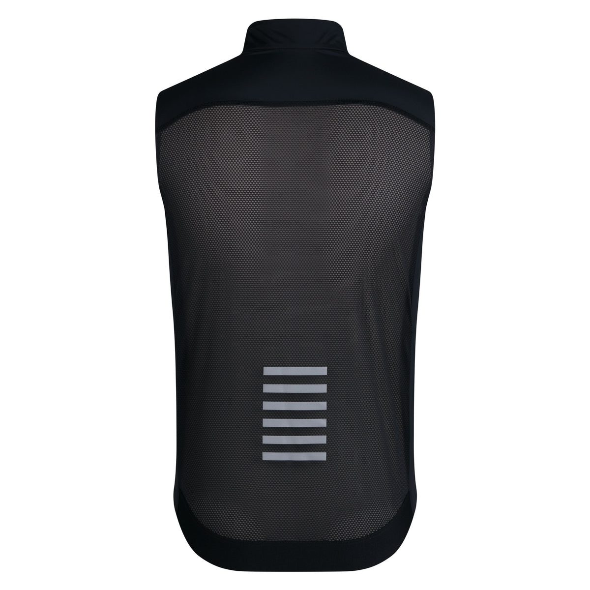Men's Pro Team Gilet II - Black/Silver Reflective