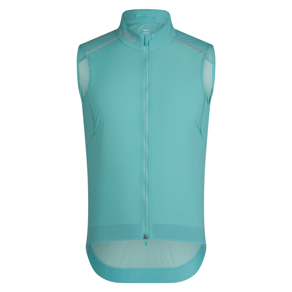 Men's Pro Team Gilet II - Lagoon/Silver Reflective