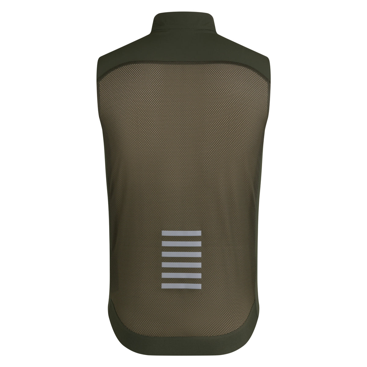 Men's Pro Team Gilet II - Dark Green/Silver Reflective