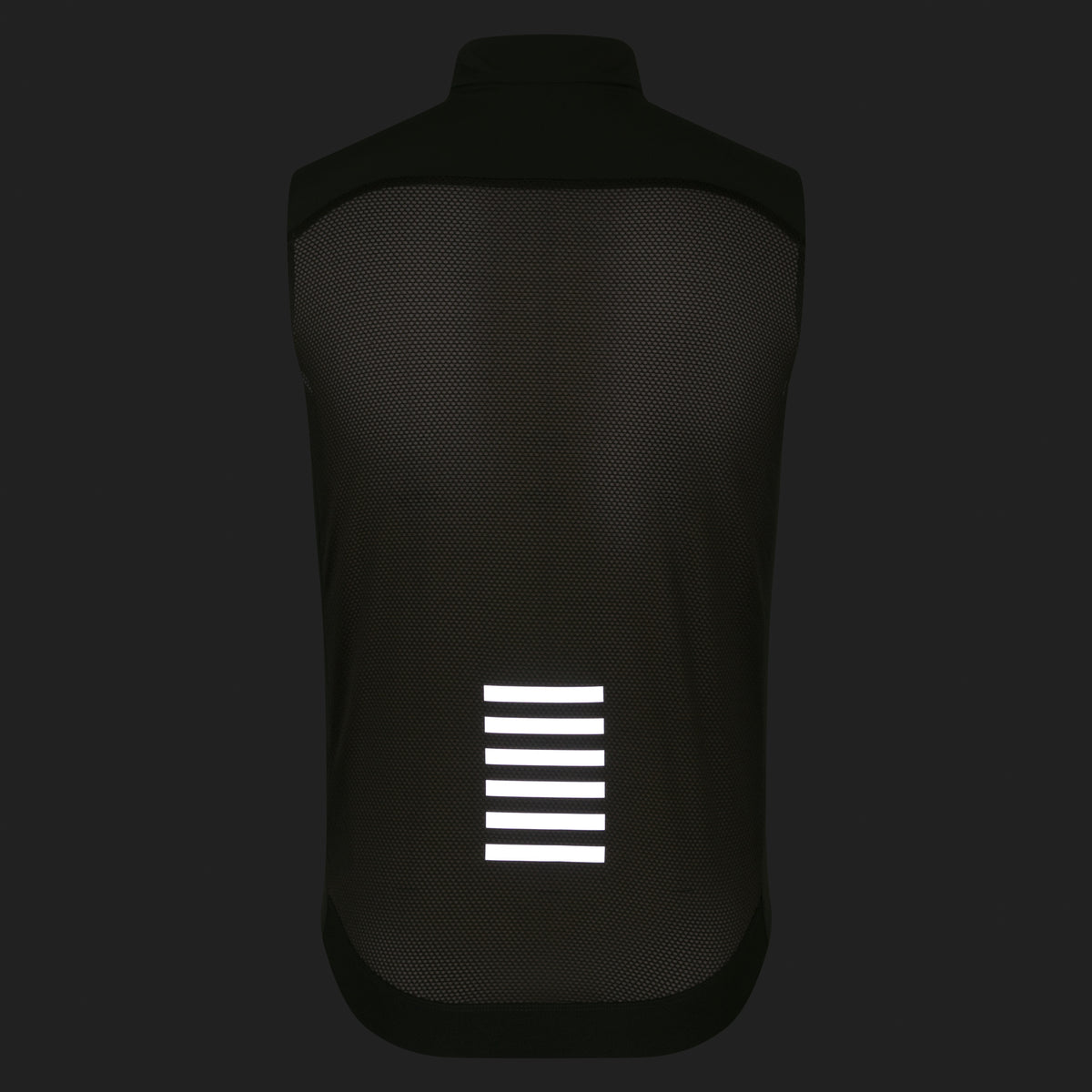 Men's Pro Team Gilet II - Dark Green/Silver Reflective