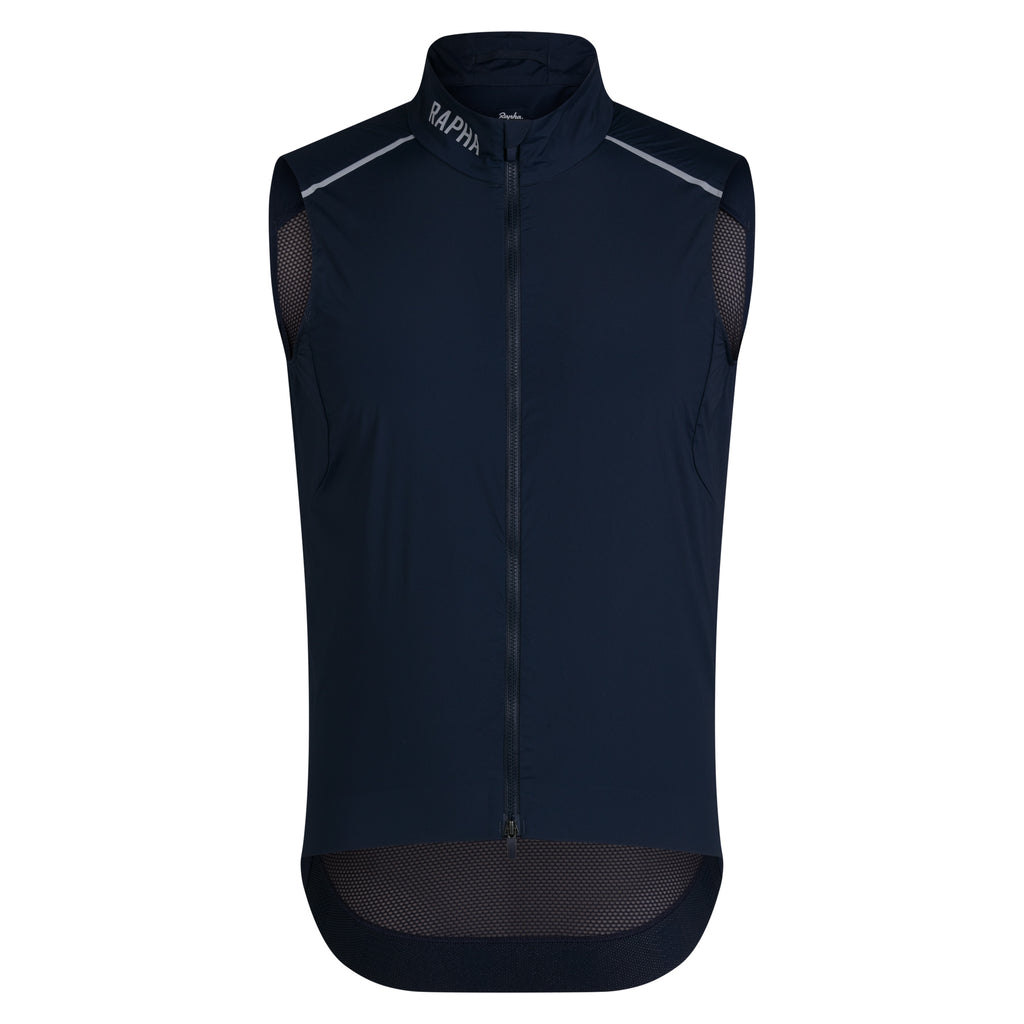 Men's Pro Team Gilet II - Dark Navy/Silver Reflective