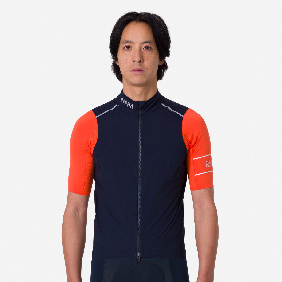 Men's Pro Team Gilet II - Dark Navy/Silver Reflective