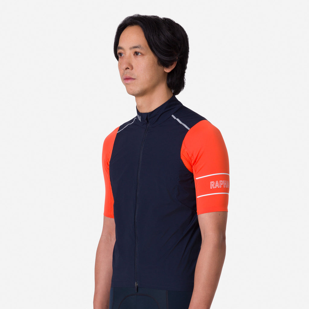 Men's Pro Team Gilet II - Dark Navy/Silver Reflective