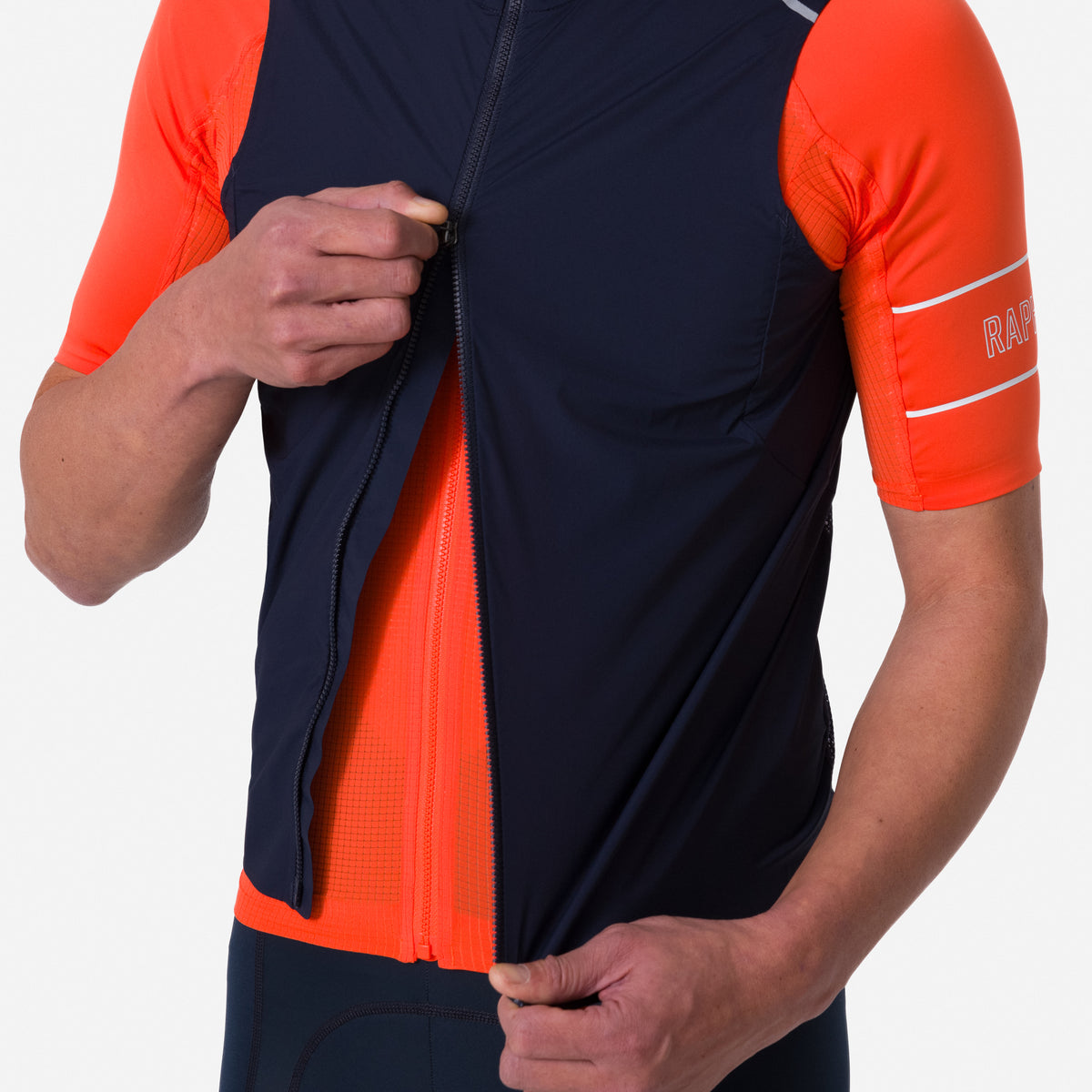 Men's Pro Team Gilet II - Dark Navy/Silver Reflective
