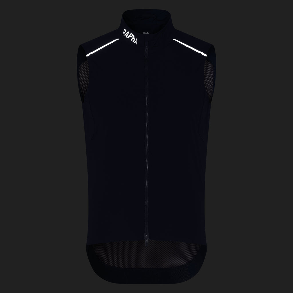 Men's Pro Team Gilet II - Dark Navy/Silver Reflective