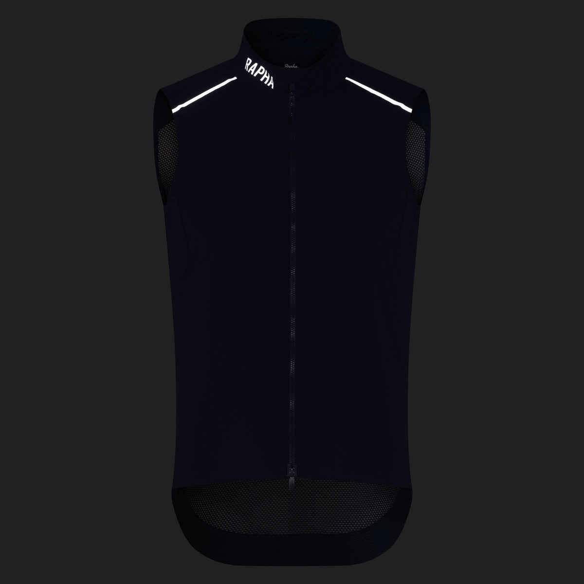 Men's Pro Team Gilet II - Dark Navy/Silver Reflective