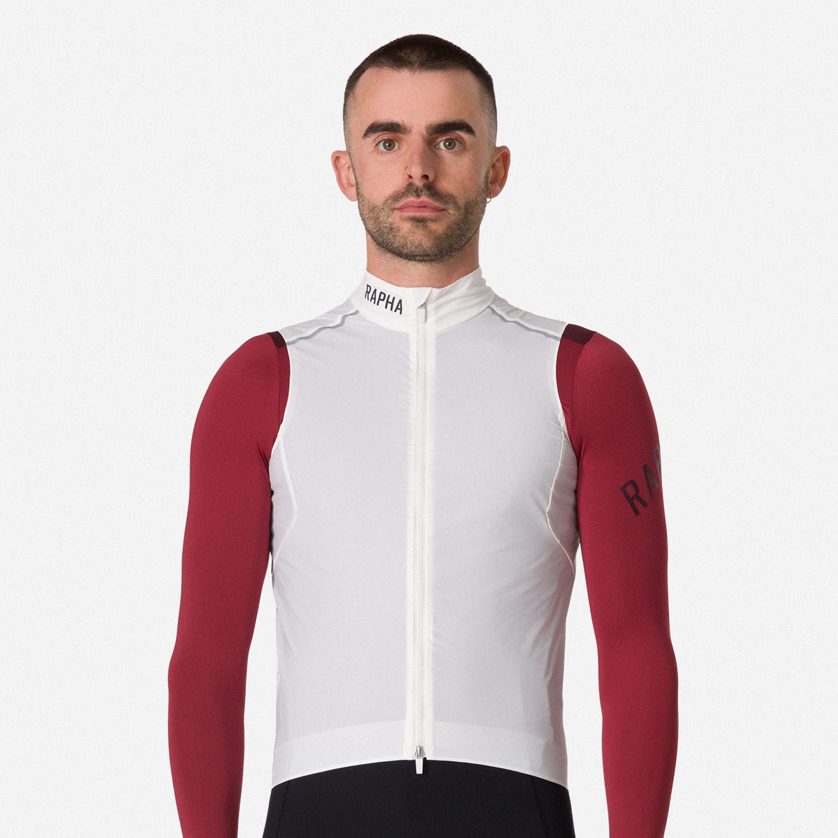 Men's Pro Team Gilet II - White/Black