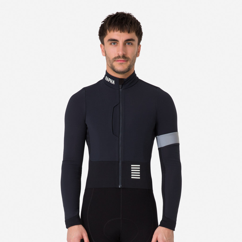 Men's Pro Team Winter Jacket - Black/White