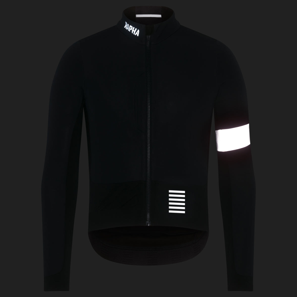 Men's Pro Team Winter Jacket - Black/White