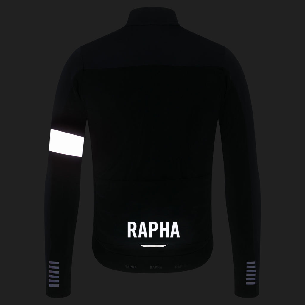 Men's Pro Team Winter Jacket - Black/White