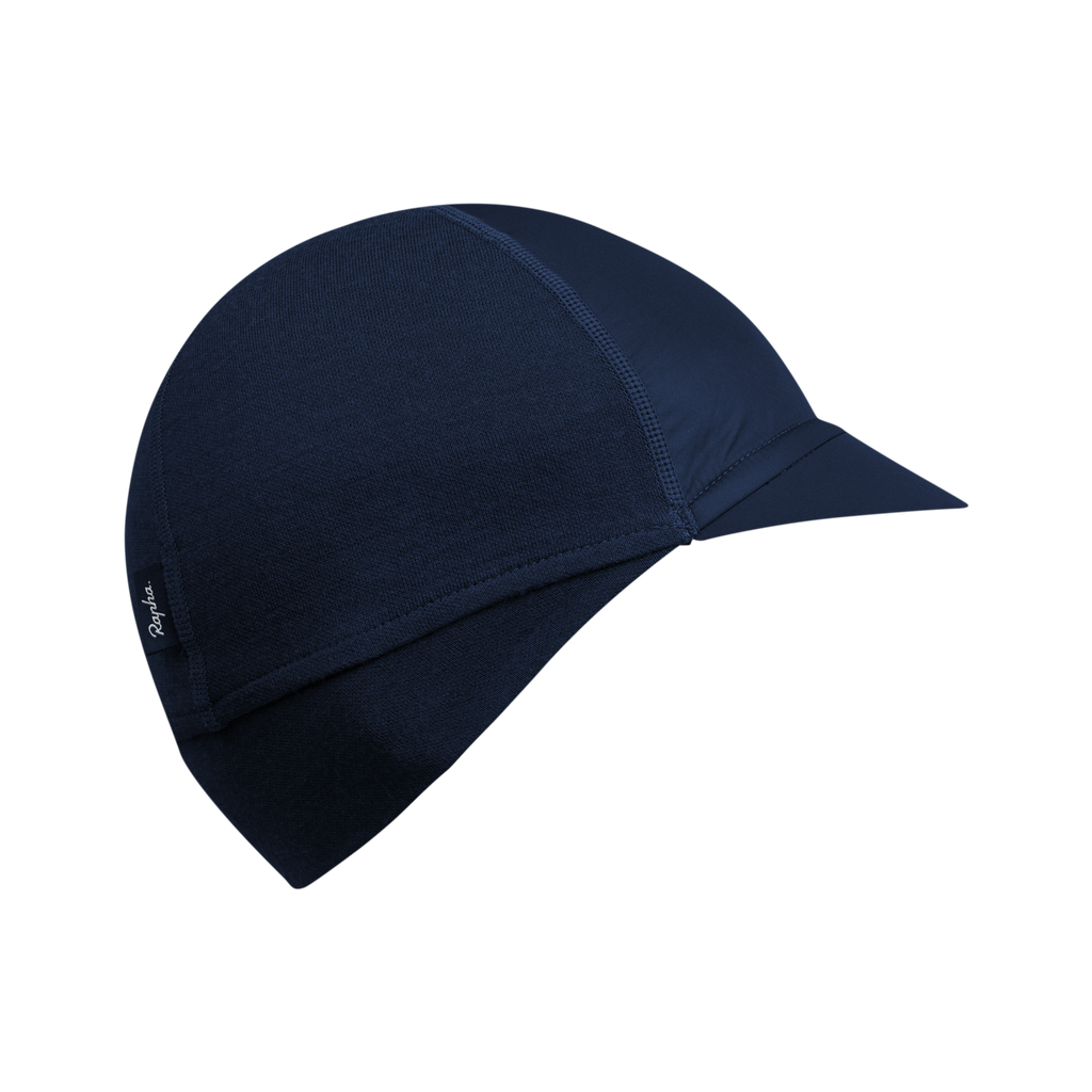 Peaked Merino Hat - Dark Navy