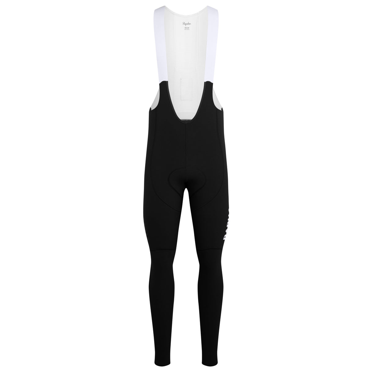 Men's Pro Team Winter Tights with Pad II - Black/White