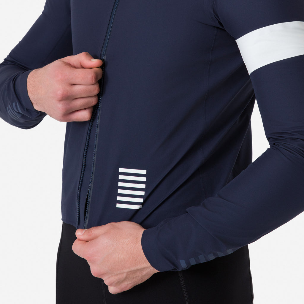 Men's Pro Team GORE-TEX Rain Jacket - Dark Navy/White