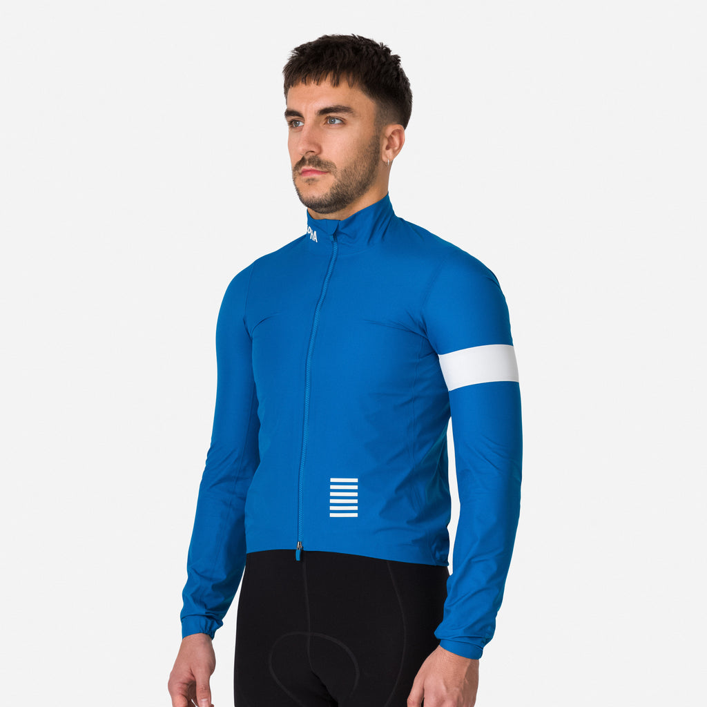Men's Pro Team GORE-TEX Rain Jacket - Petrol Blue/White