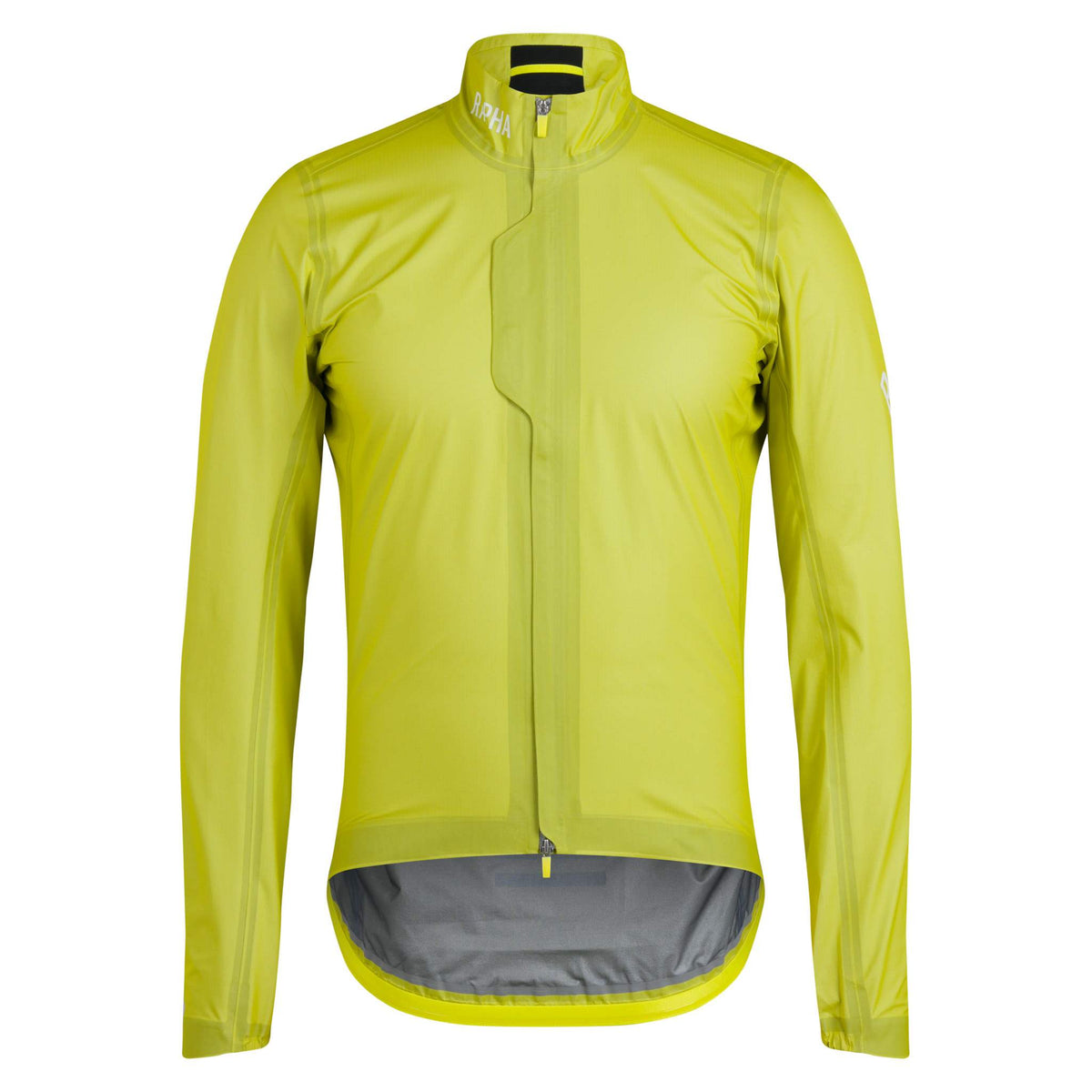 Men's Pro Team Gore-Tex Lightweight Rain Jacket - Chartreuse/White