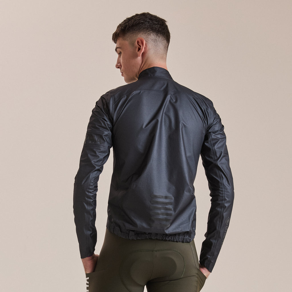Men's Pro Team Gore-Tex LW Rain Jacket II - Black/Black