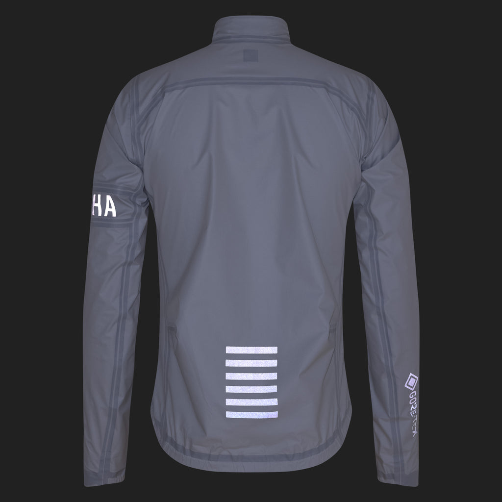 Men's Pro Team Gore-Tex LW Rain Jacket II - White/Black