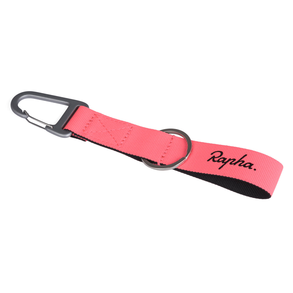 Rapha Key Chain - High-Vis Pink/Black
