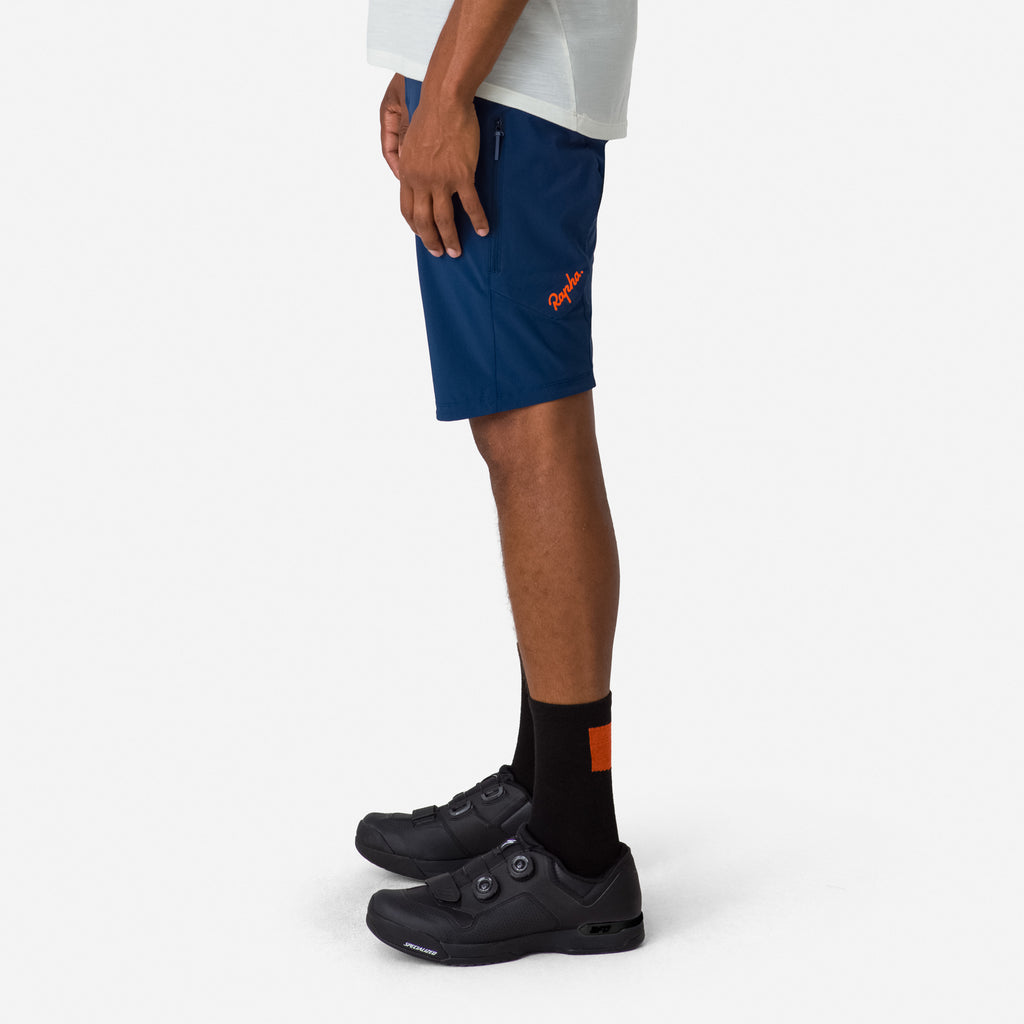 Men's Trail Fast & Light Shorts - Navy/Orange