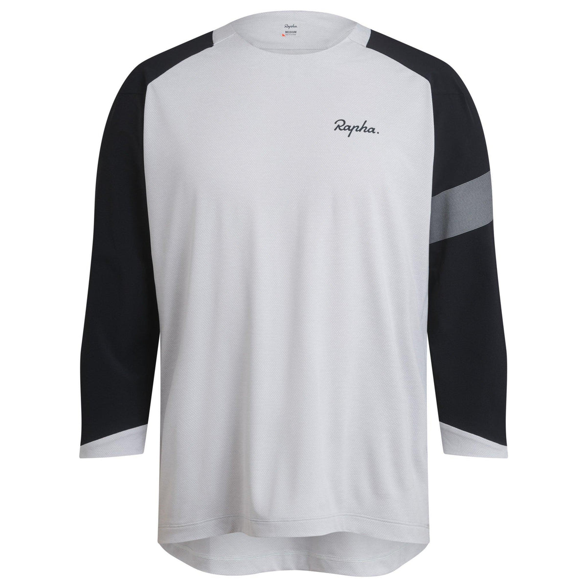 Men's Trail 3/4 Sleeve Jersey - Light Grey/Black