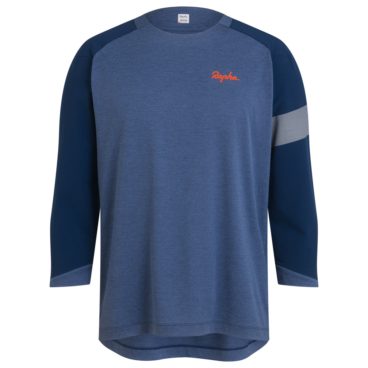 Men's Trail 3/4 Sleeve Jersey - Navy/Orange