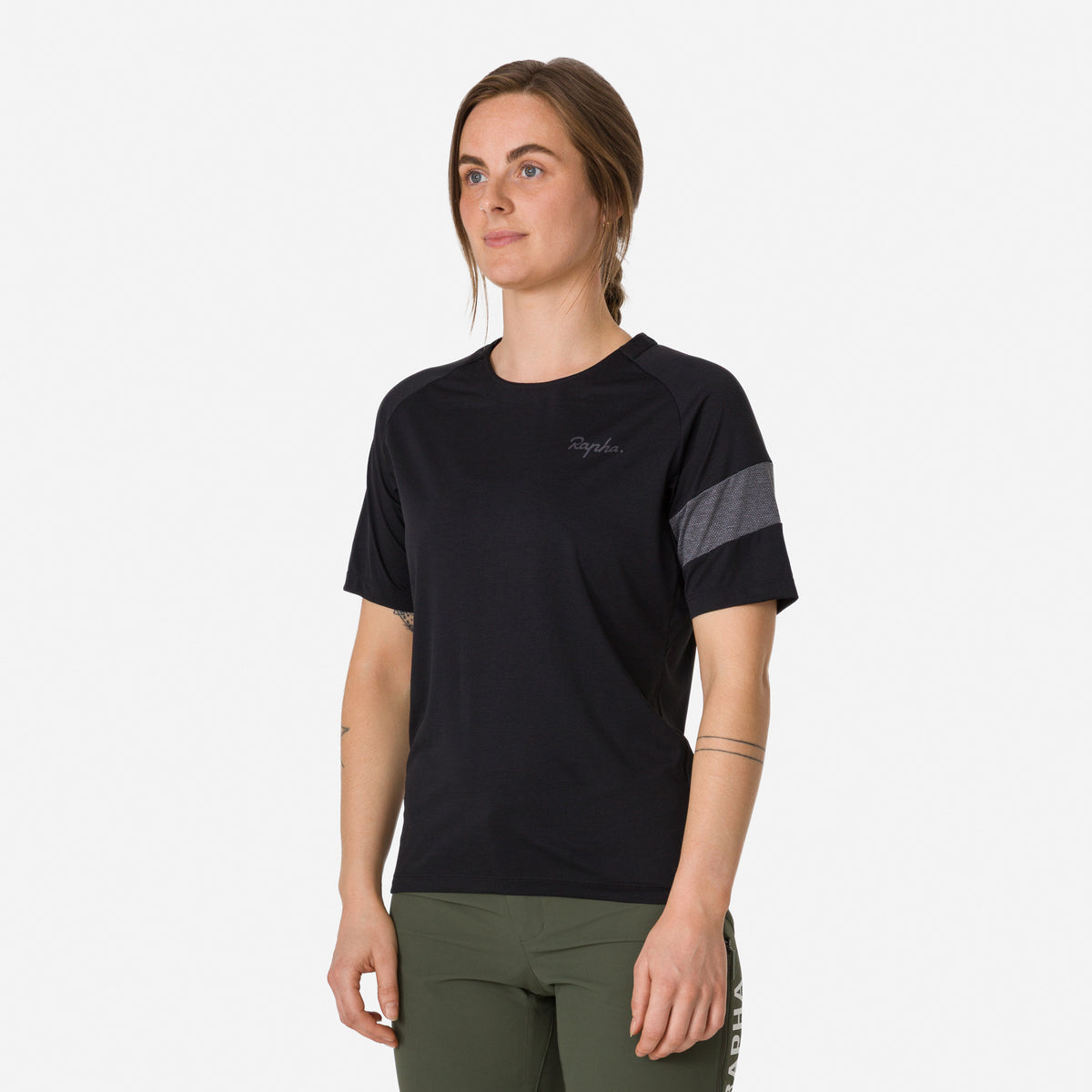 Women's Trail Technical T-Shirt - Black/Grey
