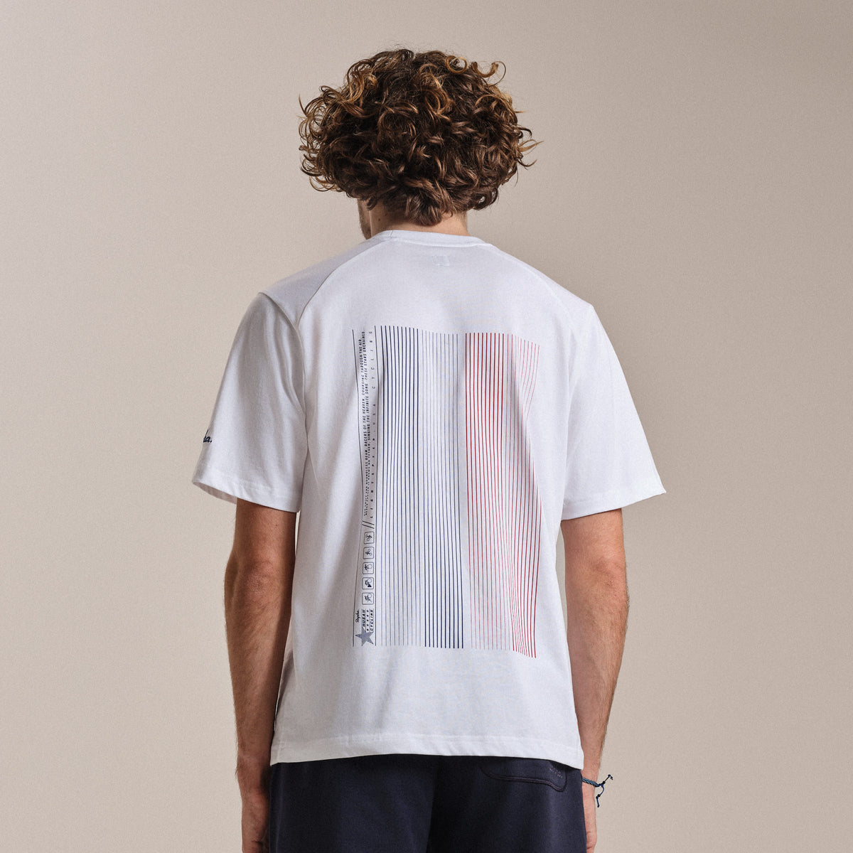 USA Men's Short Sleeve Cotton T-Shirt - Multicolour