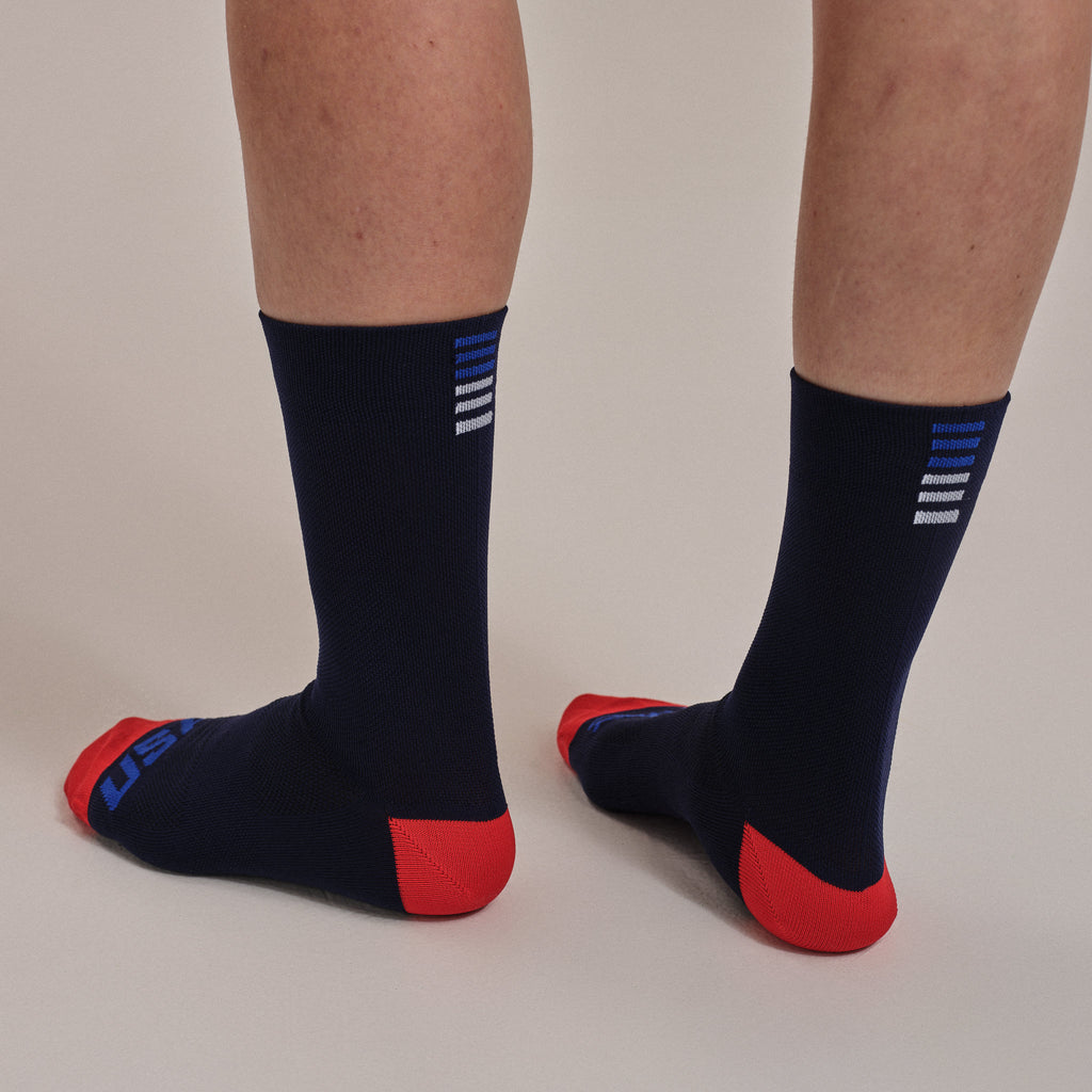 USA Pro Team Socks - Regular - Steel Navy