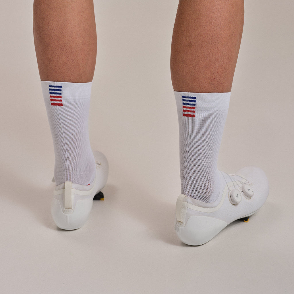 USA Pro Team Socks - Regular - White