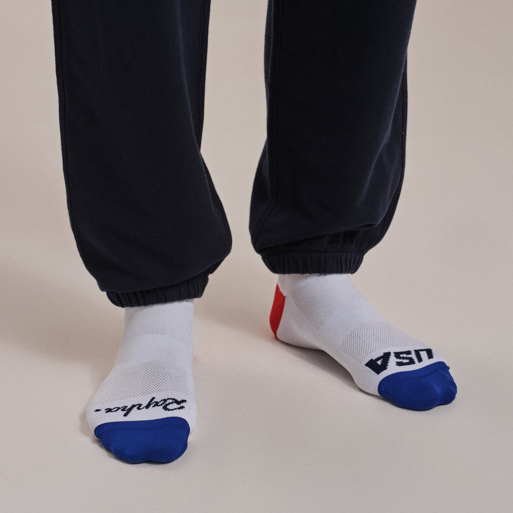 USA Pro Team Socks - Regular - White