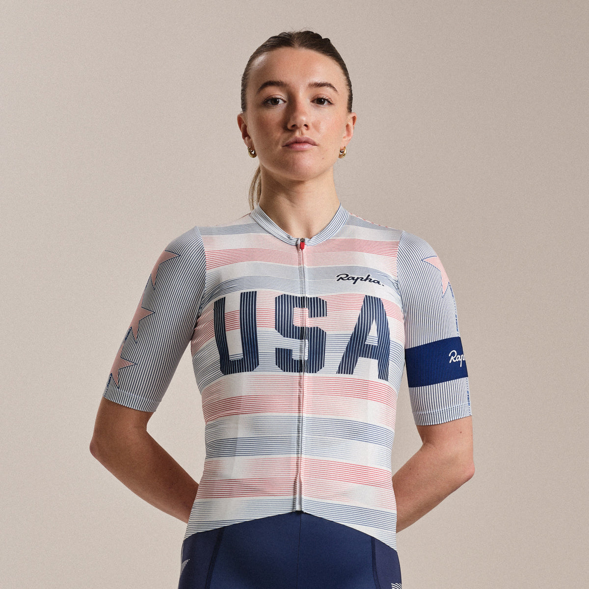 USA Women's Pro Team Rouleur Jersey - Multicolour