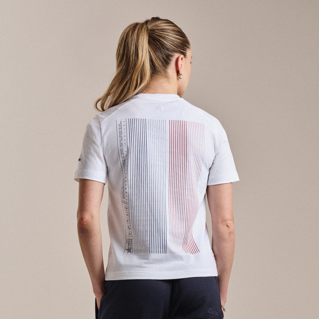 USA Women's Short Sleeve Cotton T-Shirt - Multicolour