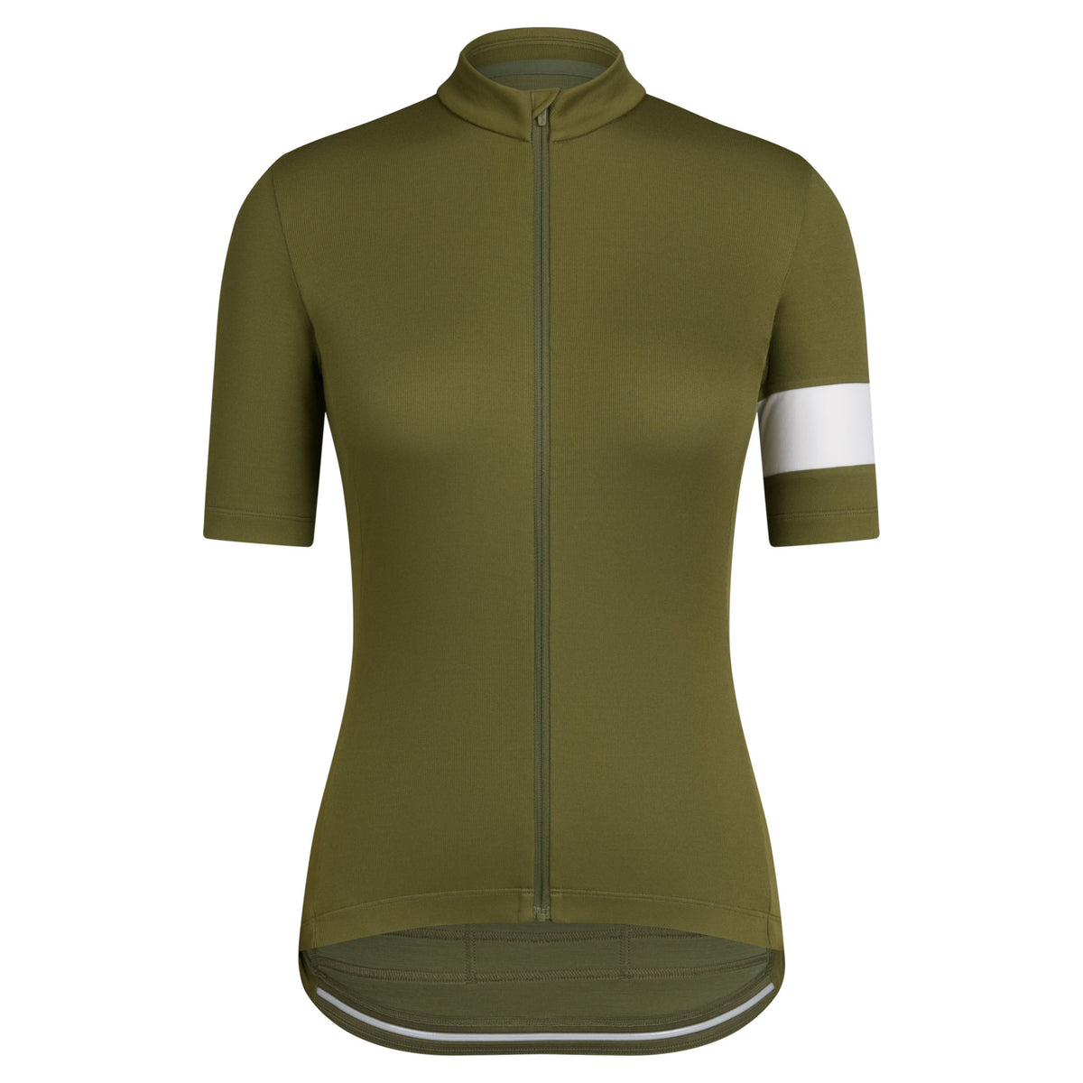 Women's Classic Jersey - Dark Khaki/White