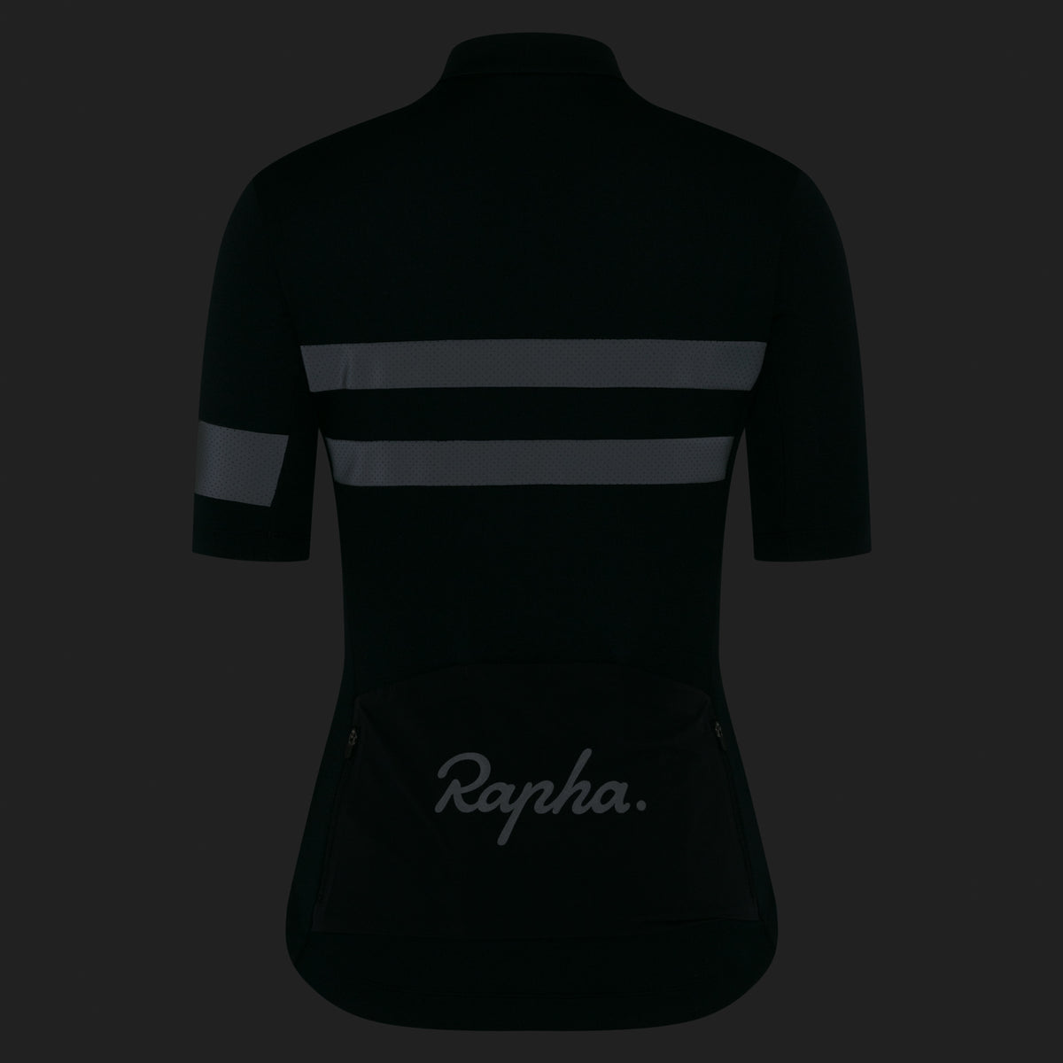 Women's Brevet Jersey - Black/Black Reflective
