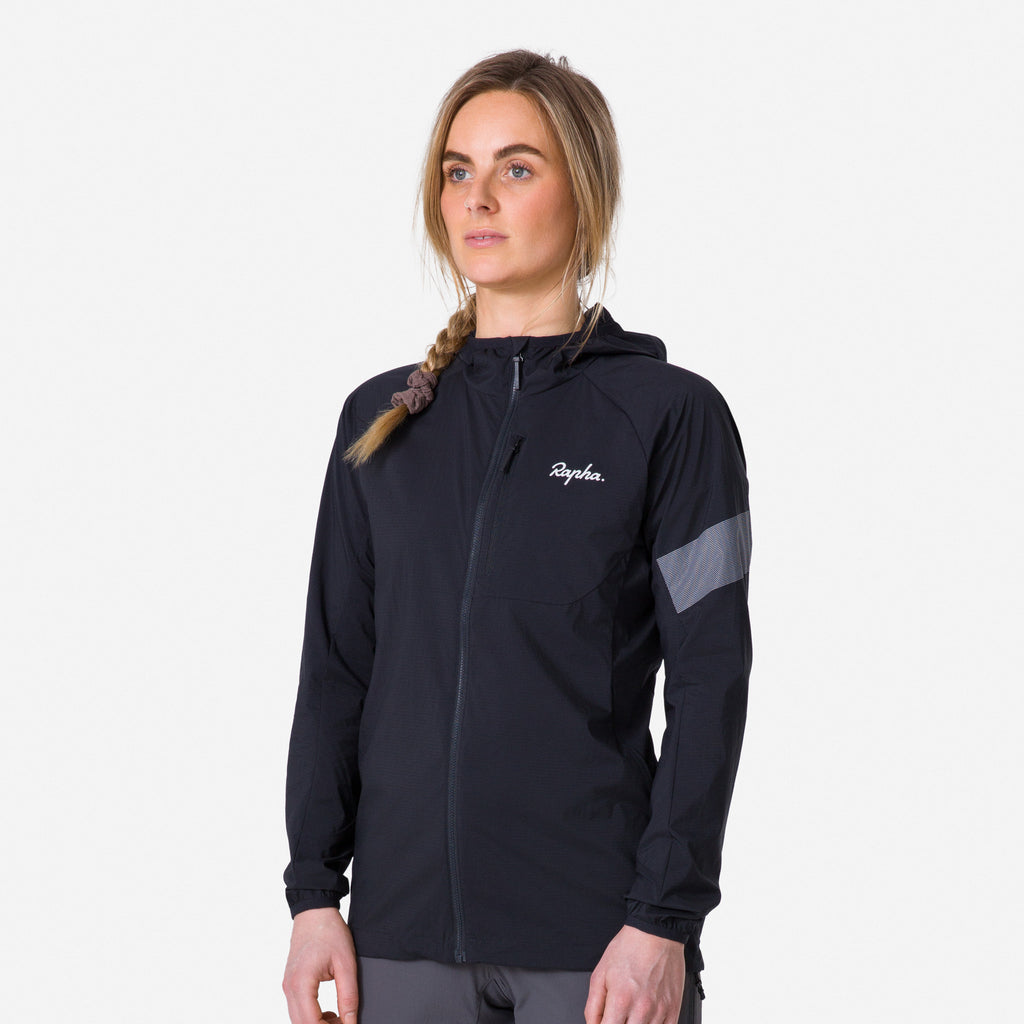 Women's Trail Lightweight Jacket - Black/Light Grey