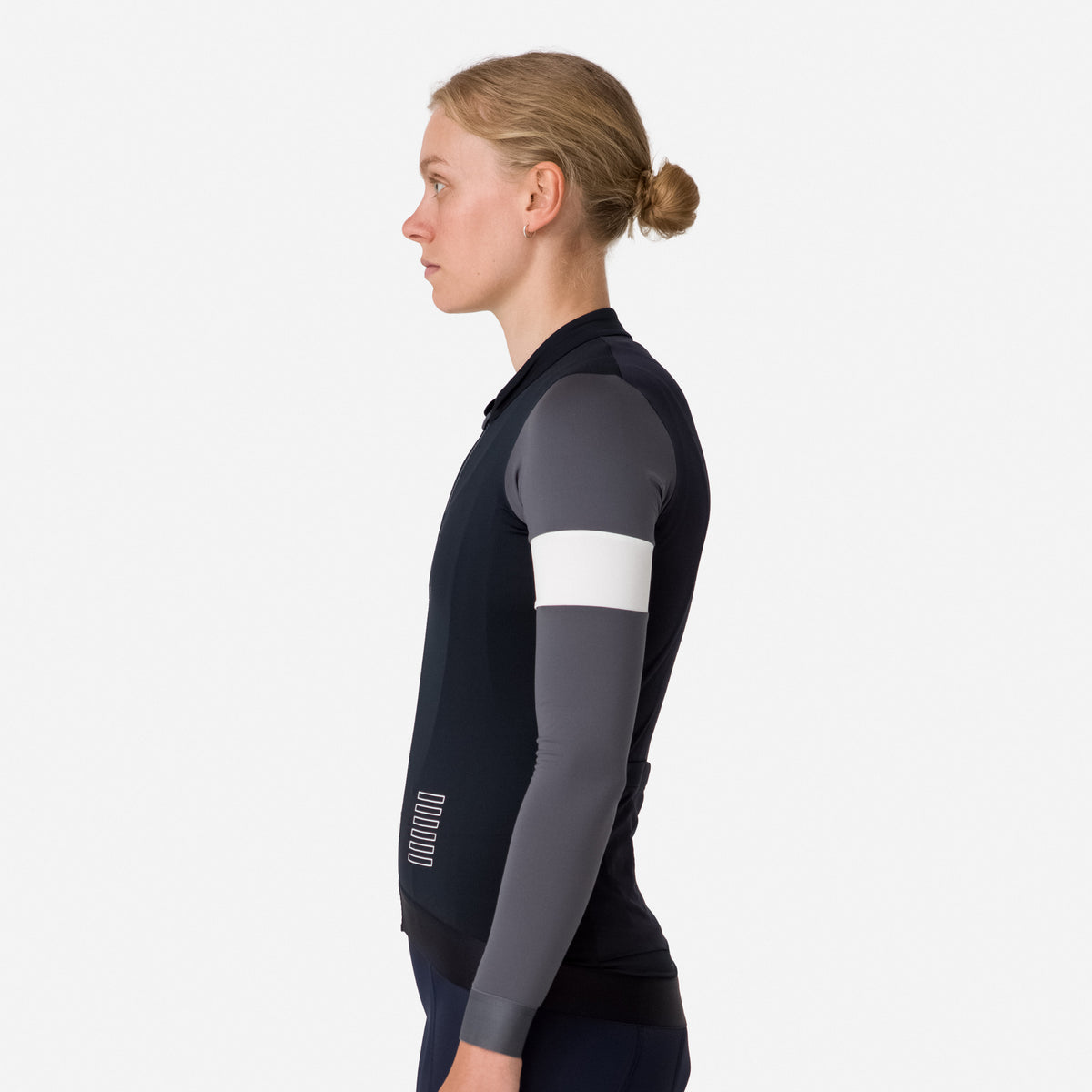 Women's Pro Team Long Sleeve Training Jersey - Black/Carbon Grey