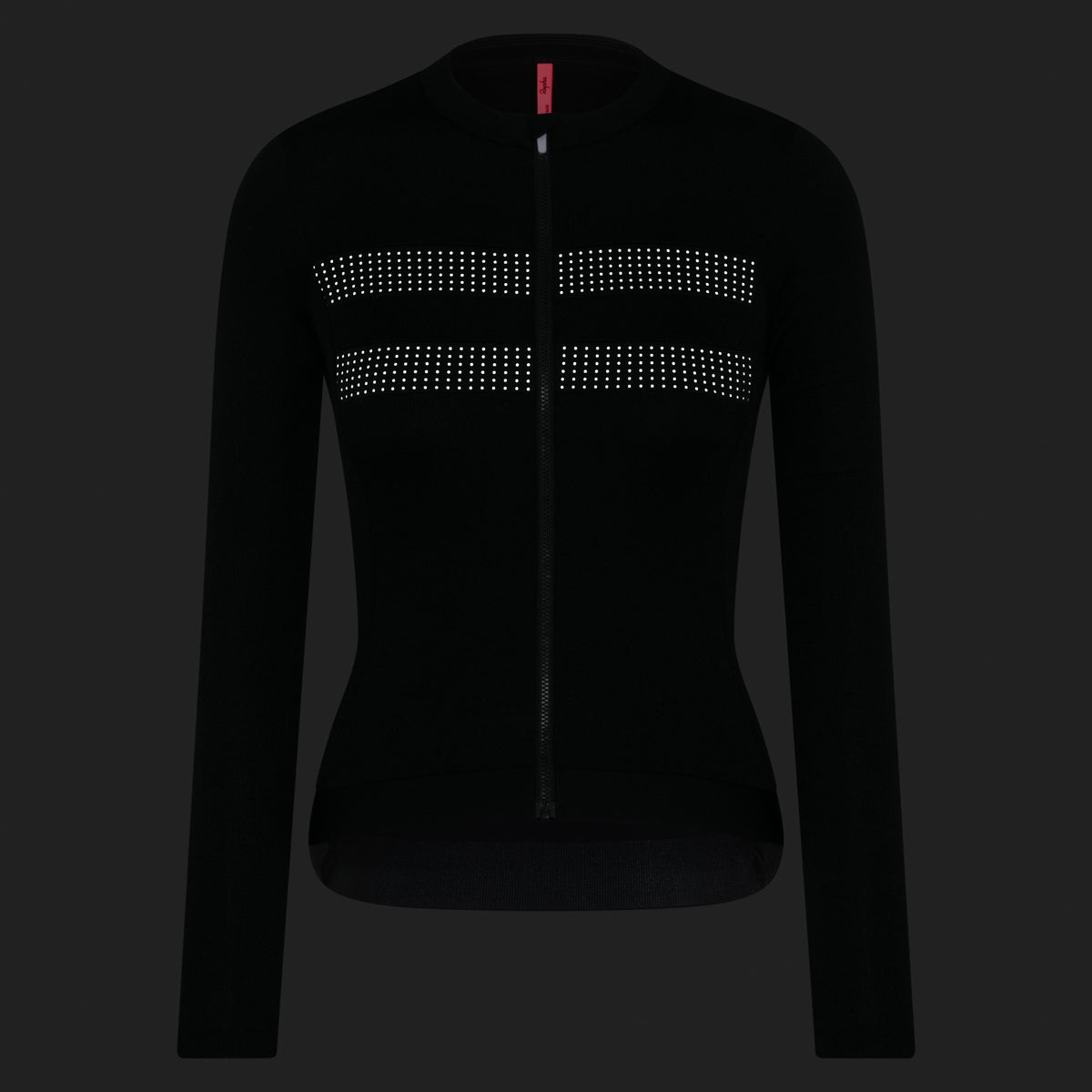 Women's Brevet Long Sleeve Merino Jersey III - Black/Black