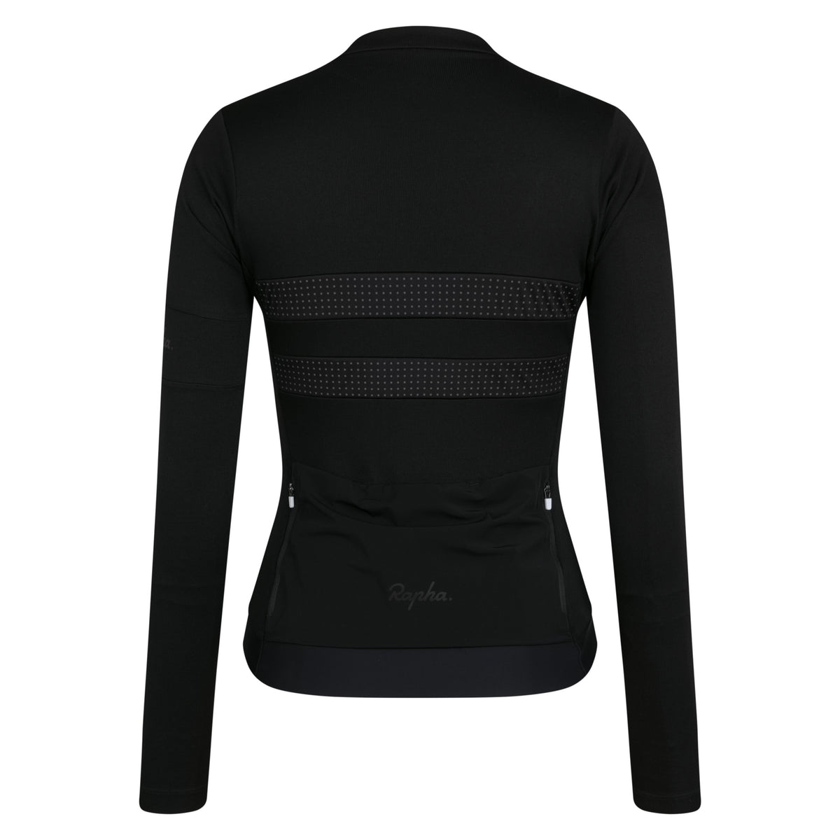 Women's Brevet Long Sleeve Merino Jersey III - Black/Black