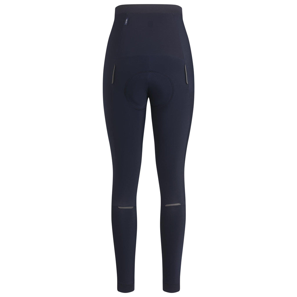 Women's Classic Winter Tights with Pad - Dark Navy/White