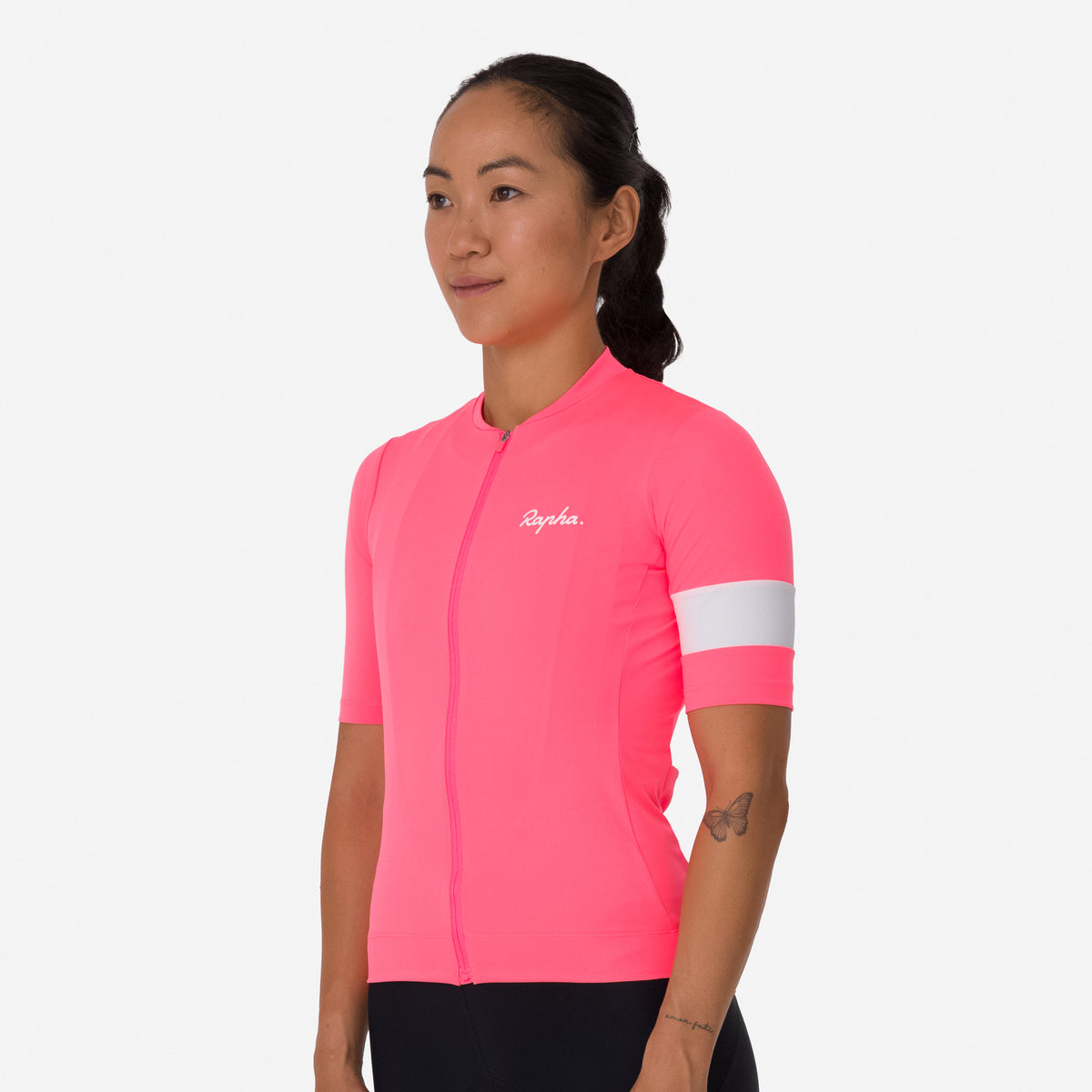 Women's Core Jersey - High-Vis Pink/White