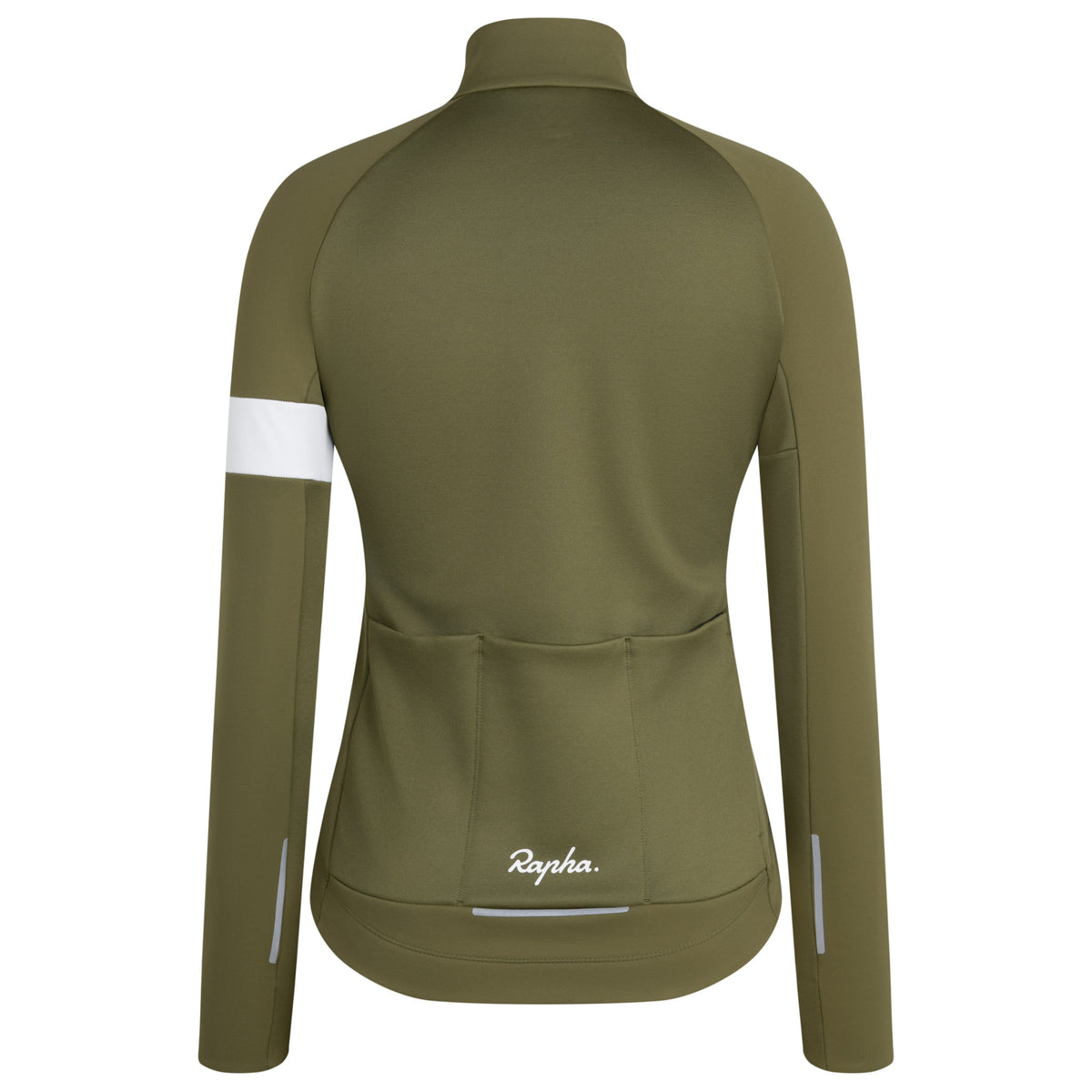 Women's Core Winter Jacket - Dark Khaki/White