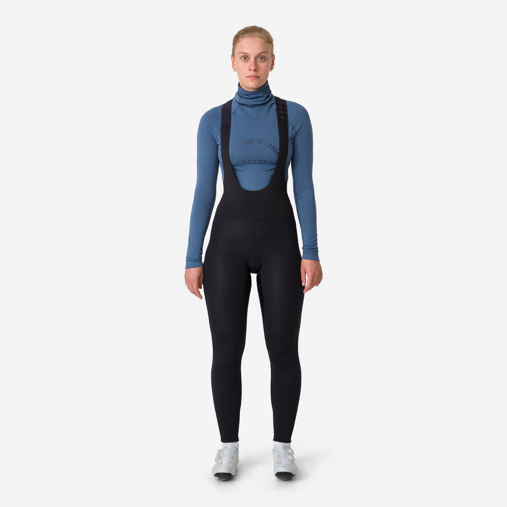 Women's Pro Team Winter Tights - Black